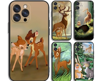 Etui Gentle Forest Life Bambi Thumper's Sisters na iPhone'a i Samsunga – ochronne i stylowe – pasuje do większości modeli – wyjątkowy nadrukowany wzór