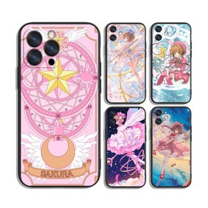 Coque magique Anime Sakura Waifu Wand pour iPhone et Samsung - Protectrice et élégante - Convient à la plupart des modèles - Design imprimé unique