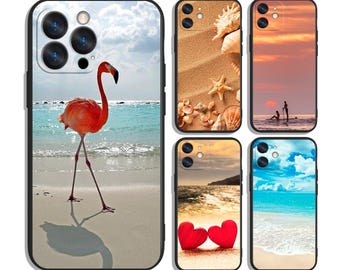 Summer Sea Sky Beach Style Case for iPhone & Samsung – Protective and Stylish - Fits Most Models - Unique Printed Design