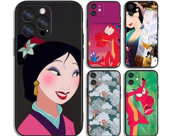 Etui Blossom and Honor inspirowane Mulan na iPhone'a i Samsunga – ochronne i stylowe – pasuje do większości modeli – wyjątkowy nadruk
