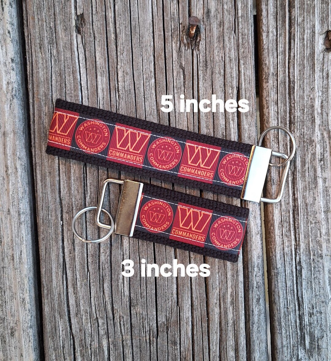 Washington Commanders/keychain/key Fob - Etsy