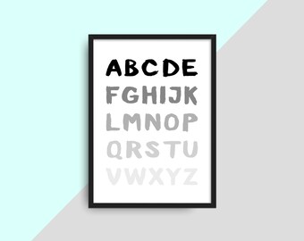 Smiley Emoji Face Printable Poster Kids Instant Download Etsy