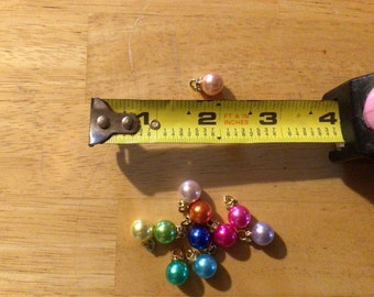 Miniature Christmas tree ball ornaments approx. 1/2”