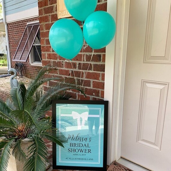 Breakfast At Tiffany S Bridal Shower Welcome Sign Bridal Etsy