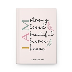 Inspirational Quote Journal, Personalized Gift for Her - Etsy