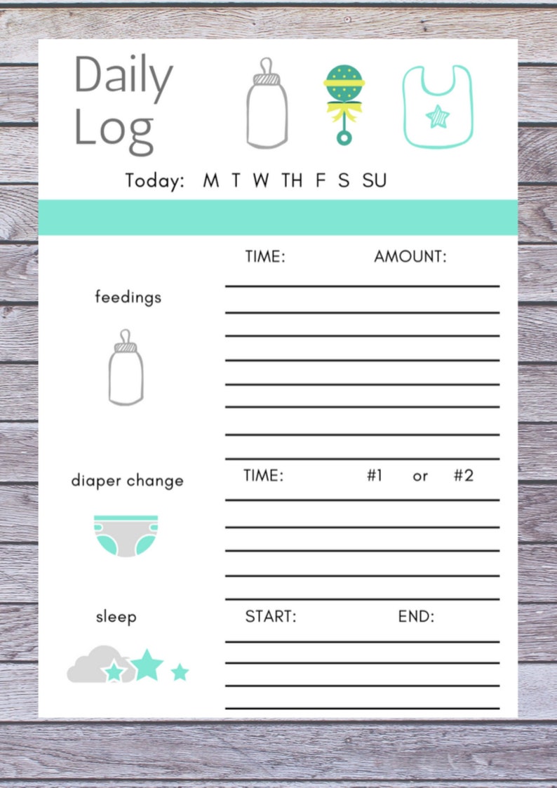 Free Printable Baby Schedule Chart