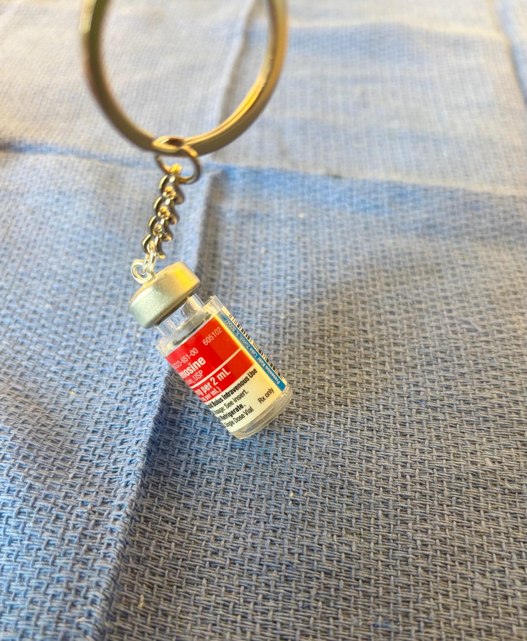 Keychain - Craft Empty Med Vial (adenosine) - Etsy