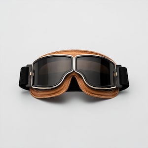 アビエイター アビエーター ゴーグル レトロ フランス製 スペシャルムース Aviator goggles - Etsy 日本