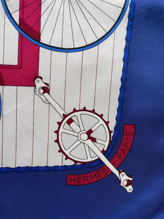 Vintage Hermès Les Becanes Silk Scarf by Hugo Grygkar, Made in