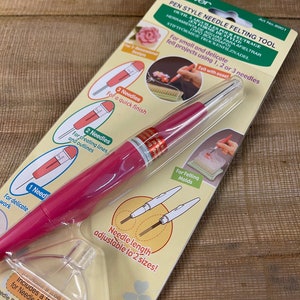 Needle Felting Tools, Felting Needles, Clover Felting Pen, 3 Needles Holding, Artwork Felting Pen, Wool Felting Tool, Pen Style Felting Tool