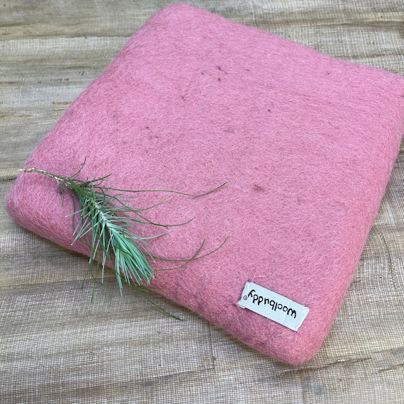 Needle Felting Pad,100% Natural Wool Needled Felting Mat, 8 x 10 x