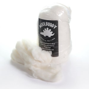 Core Wool Batting For Needle Felting, Wool Stuffing, Undyed Wool, Spinning Wool, Natural Stuffing, Sheep Wool, White Wool, Bulk Chunky Yarn