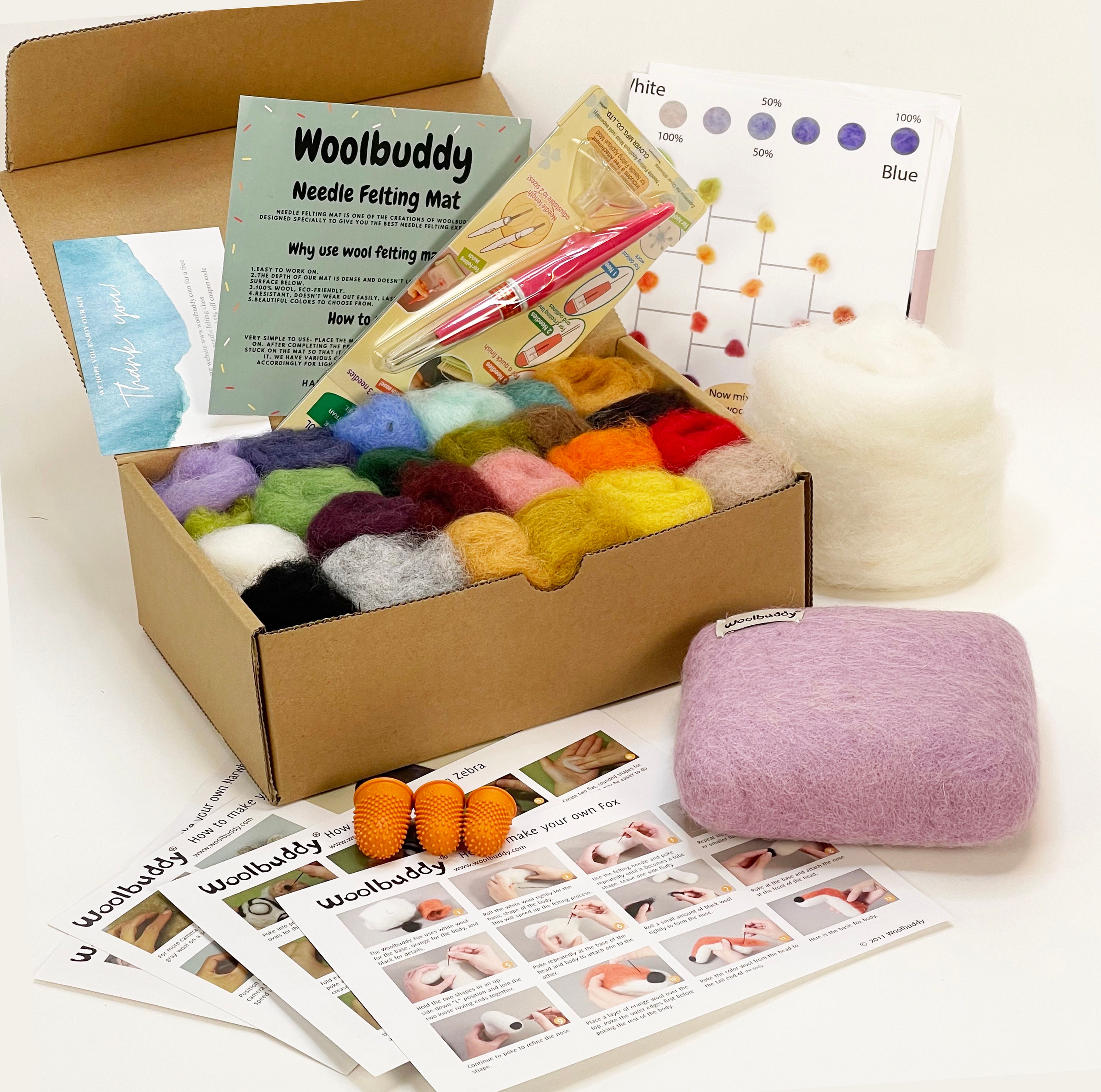 Needle Felting Kit Beginner DIY Craft Kit for Adults Christmas Gift Felting  Starter Kit 