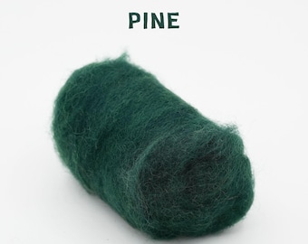 Corriedale Wool Pine – Premium Wool Roving for Needle Felting & Crafts | Woolbuddy