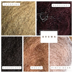 1 oz Corriedale Wool - Brown Variations, New Zealand Wool, Wool Roving, Wool for Needle Felting, Felting Supplies, High Quality Wool Supply