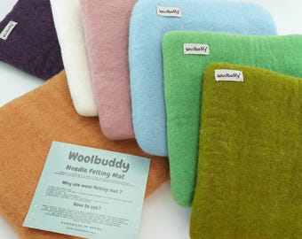 Large Wool Needle Felting Pad - 10x10 inch, Felting Mat