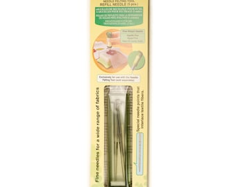 Repuesto de agujas para fieltrar Clover (paquete de 5): grosor fino, calibre 40