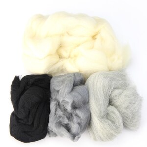 2 oz Merino Wool - Summer, Wool Roving, Wool for Needle Felting, Felting Supplies, High Quality Wool Supply