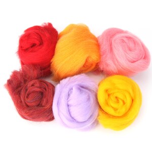 2 oz Merino Wool - Summer, Wool Roving, Wool for Needle Felting, Felting Supplies, High Quality Wool Supply