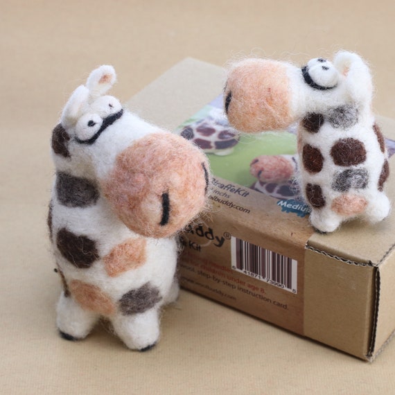 Needle Felting Kit Giraffe, Wool Felting Kit Animals, Felting Kit for  Beginners, Hobby Gifts for Her, Wool Giraffe Starter Kit, Woolbuddy 