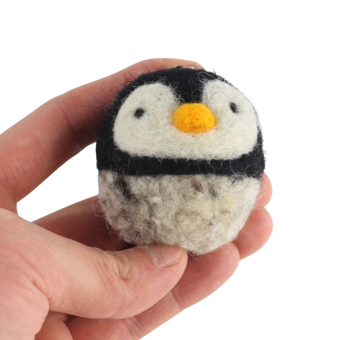 Unfinished Felt Kit Penguin Wool Needle Felt Kit Package DIY