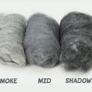 1 oz Gray Corriedale Wool Roving – New Zealand Felting Supply