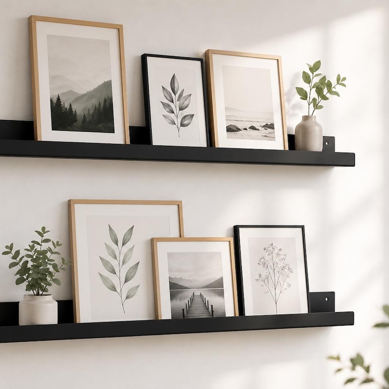 Gold Picture Frame Shelf - Etsy