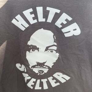 T-shirt Charles Charlie Manson Family Helter Skelter Hippie