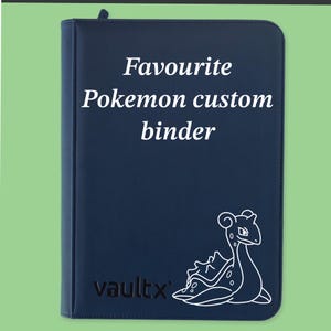 Snivy Card Binder - Etsy
