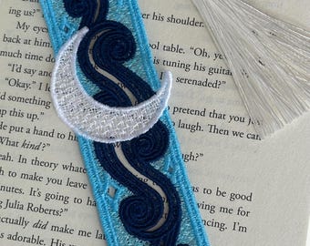 Marcapáginas Cielo Nocturno, Marcapáginas Celestial, Marcapáginas de Encaje, Marcapáginas, Literario