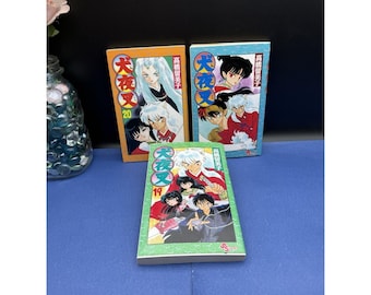 Inuyasha Vol.19, 20 & 21 Japanese Manga Comic Set by Rumiko Takahashi 犬夜叉