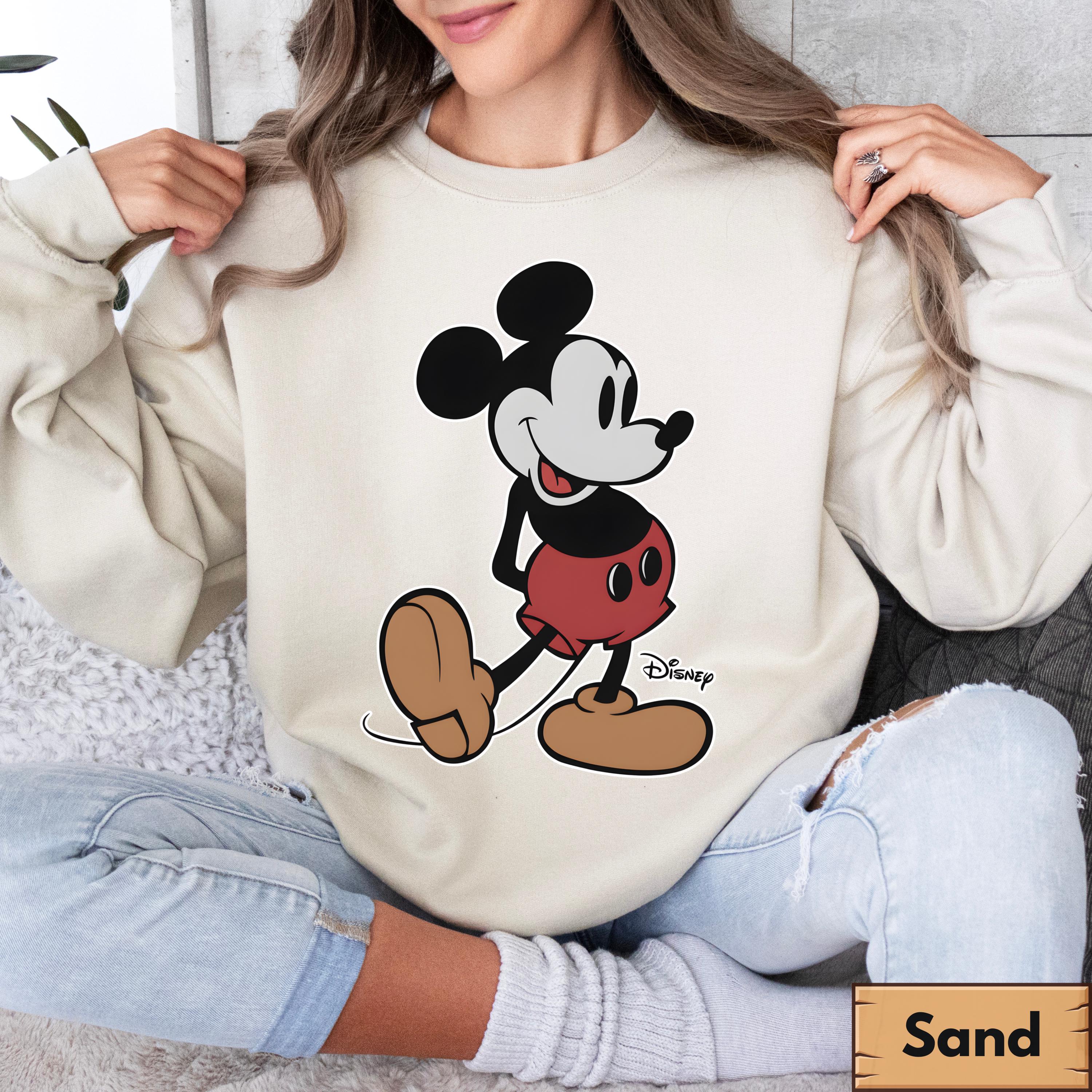 Disney Vintage Mickey Mouse Sweatshirt, Vintage Disney Mickey