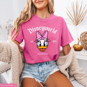Comfort Colors® Vintage Disneyworld Shirt, Retro Mickey and Friends T-Shirt, Disneyworld Florida Trip Mickey&Co Disney Family Matching Tee image 8