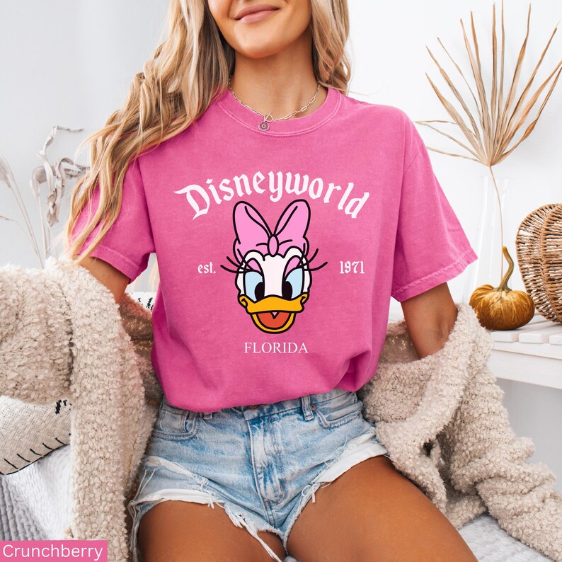 Comfort Colors® Vintage Disneyworld Shirt, Retro Mickey and Friends T-Shirt, Disneyworld Florida Trip Mickey&Co Disney Family Matching Tee image 8