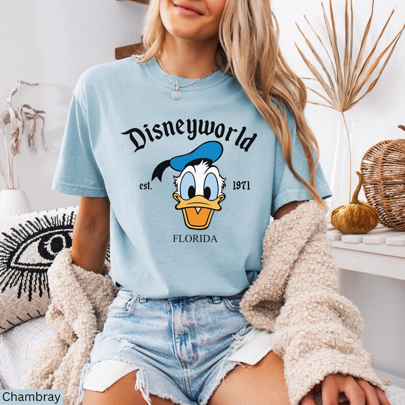 Comfort Colors® Vintage Disneyworld Shirt, Retro Mickey and Friends T-Shirt, Disneyworld Florida Trip Mickey&Co Disney Family Matching Tee image 9