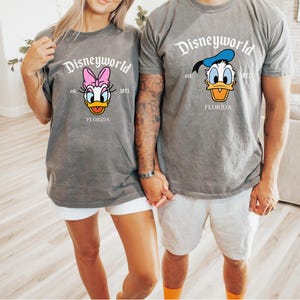 Comfort Colors® Vintage Disneyworld Shirt, Retro Mickey and Friends T-Shirt, Disneyworld Florida Trip Mickey&Co Disney Family Matching Tee image 3