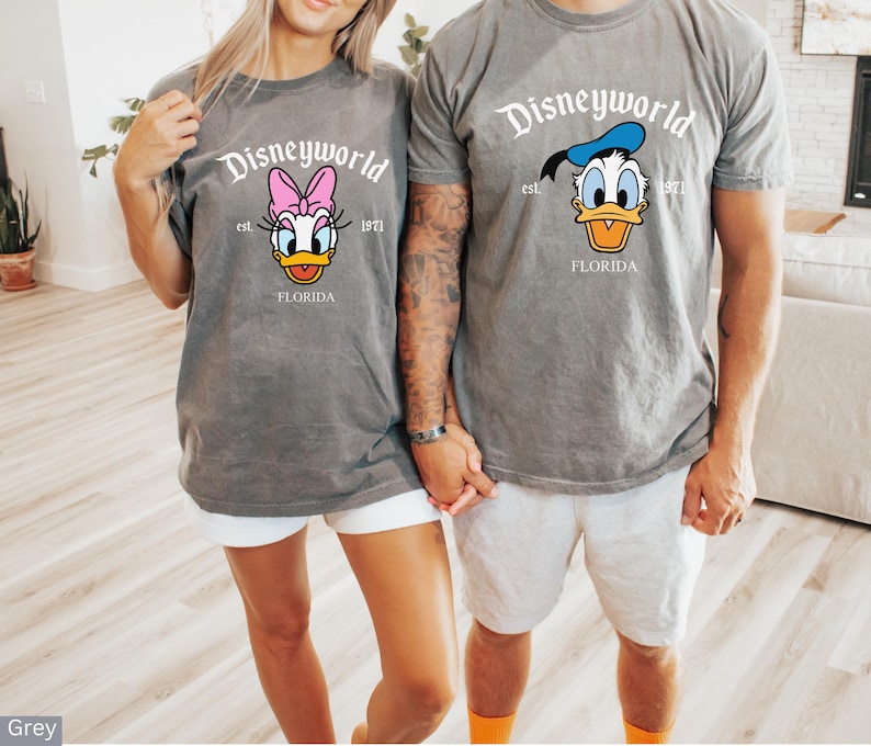 Comfort Colors® Vintage Disneyworld Shirt, Retro Mickey and Friends T-Shirt, Disneyworld Florida Trip Mickey&Co Disney Family Matching Tee image 3