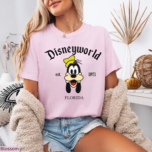 Comfort Colors® Vintage Disneyworld Shirt, Retro Mickey and Friends T-Shirt, Disneyworld Florida Trip Mickey&Co Disney Family Matching Tee image 4
