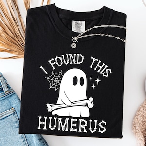 Comfort Colors® I Found This Humerous T-Shirt, Funny Doctor Ghost Tee, Funny Adult Shirts, Nurse Gift, Doctor Gift, Halloween Shirt