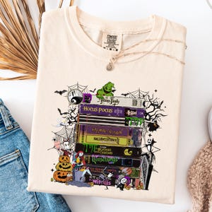 Comfort Colors© Halloween 90s Vintage VHS Shirt,Halloween Nightmare Shirt,Halloween Gift, Halloween Horror Characters Spooky Movie Tapes Tee