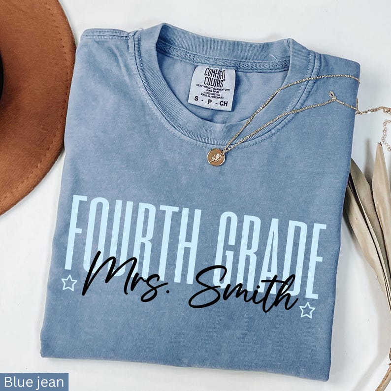 Comfort Colors® Teacher Shirt Kindergarten Teacher Second Grade Back to ...