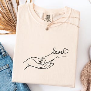 Comfort Colors® Human Hand and Paw Shirt, Dog Paw Animal Lover Shirt, Gift For Dog Lover, High Five Shirt, Dog Shirt, Dog Lover Shirt