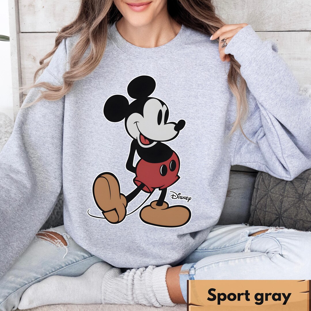 Disney Vintage Mickey Mouse Sweatshirt, Vintage Disney Mickey