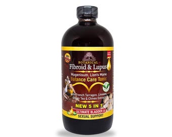 Myom & Lupus Balance Pflege Tonic | Pflanzliche flüssige Mischung | Unterstützung des täglichen Wohlbefindens | Vegan, Alkoholfrei