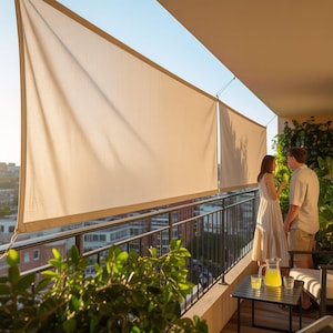 Customizable Balcony Privacy Screen – Durable, Eco-Friendly Sun Shade for Apartments and Patios Custom Size | Sun Canopy Cover