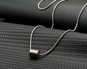 Uniseks roestvrijstalen slangenketting – minimalistische sieraden