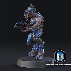 Covenant Jackals Set – Sci-Fi Alien Warriors | 1:48 Scale | Miniatures for Halo Flashpoint, Stargrave, and Tabletop Wargaming