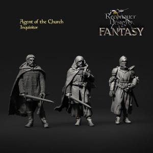 Fantasy Miniatures: Agents of the Church - 28mm & 32mm Scale