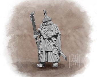 Captain | Grimdark 32mm Heroic Scale | Crusade Sultanate Proxy Miniature