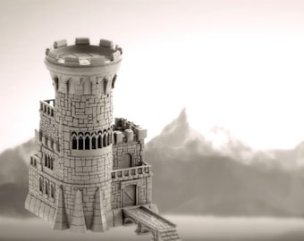 Medieval Fantasy Castle: 28/32mm Scale RPG Terrain for DnD, Wargames, TTRPG